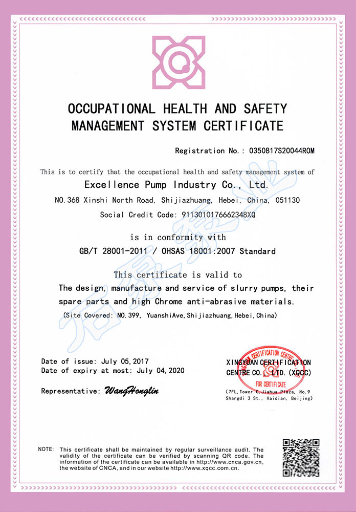 ISO 18001 JCC